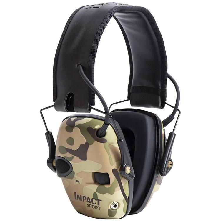 Camouflage over-ear hearing protection earmuffs