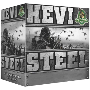 HEVI-Shot HEVI-Steel Shotshells 12 ga 2-3/4" 1-1/8 oz 1500 fps #3 25/Box
