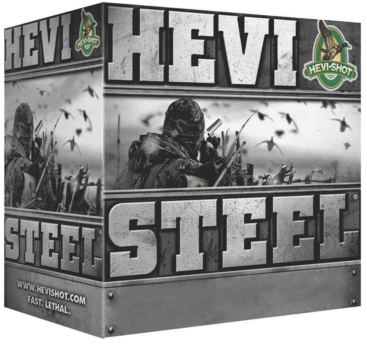 HEVI-Shot HEVI-Steel Shotshells 12 ga 3-1/2"" 1-3/8 oz 1550 fps #1 25/Box