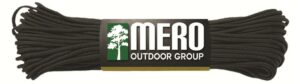 Mero 550 Paracord - 100' 550 lb Black