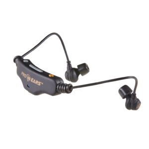 Black in-ear monitor system with neckband receiver