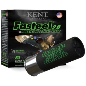 Kent Fasteel 2.0 Shotshells 12 ga 2-3/4" 1-1/16oz 1550 fps #4 25/ct