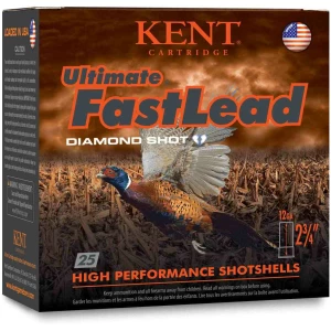Kent Ultimate Fast Lead Shotshells 12 ga 2-3/4" 1-1/4oz  1345 fps #5 25/ct