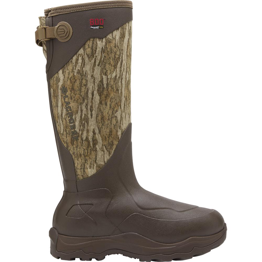 LaCrosse Alpha Agility 17" Boots 800G Insulated Mossy Oak Bottomland Size 10