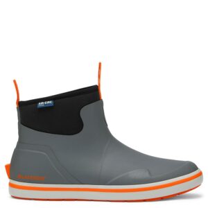 LaCrosse Mens Alpha Deck Boot 6" Grey/Orange Size 12