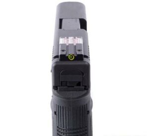Meprolight FT Circle-Dot Rear Sight Fits Glock - Green