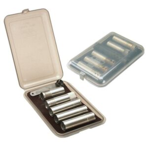 Shotgun choke tube set in plastic case
