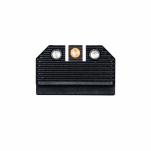 Night Fision Optics Ready Stealth Night Sight Set Orange Front Black Rear for Glock 43x MOS