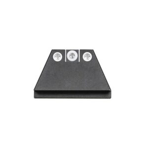 Night Fision Suppressor Height Night Sight Set White Front White Back for Glock