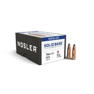 NOSLER BULLETS 7MM CAL .284 - 140GR SOLID BASE SP 50CT