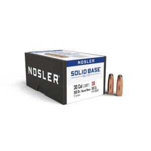 NOSLER BULLETS 30 CAL .284 - 150GR SOLID BASE RN 50CT