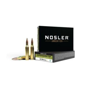 Nosler E-Tip Rifle Ammunition .243 Win 90gr ET 3050 fps 20/ct