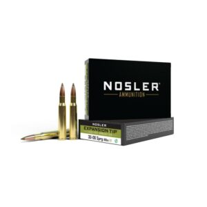 Nosler E-Tip Rifle Ammunition .30-06 Sprg 180gr ET 2750 fps 20/ct