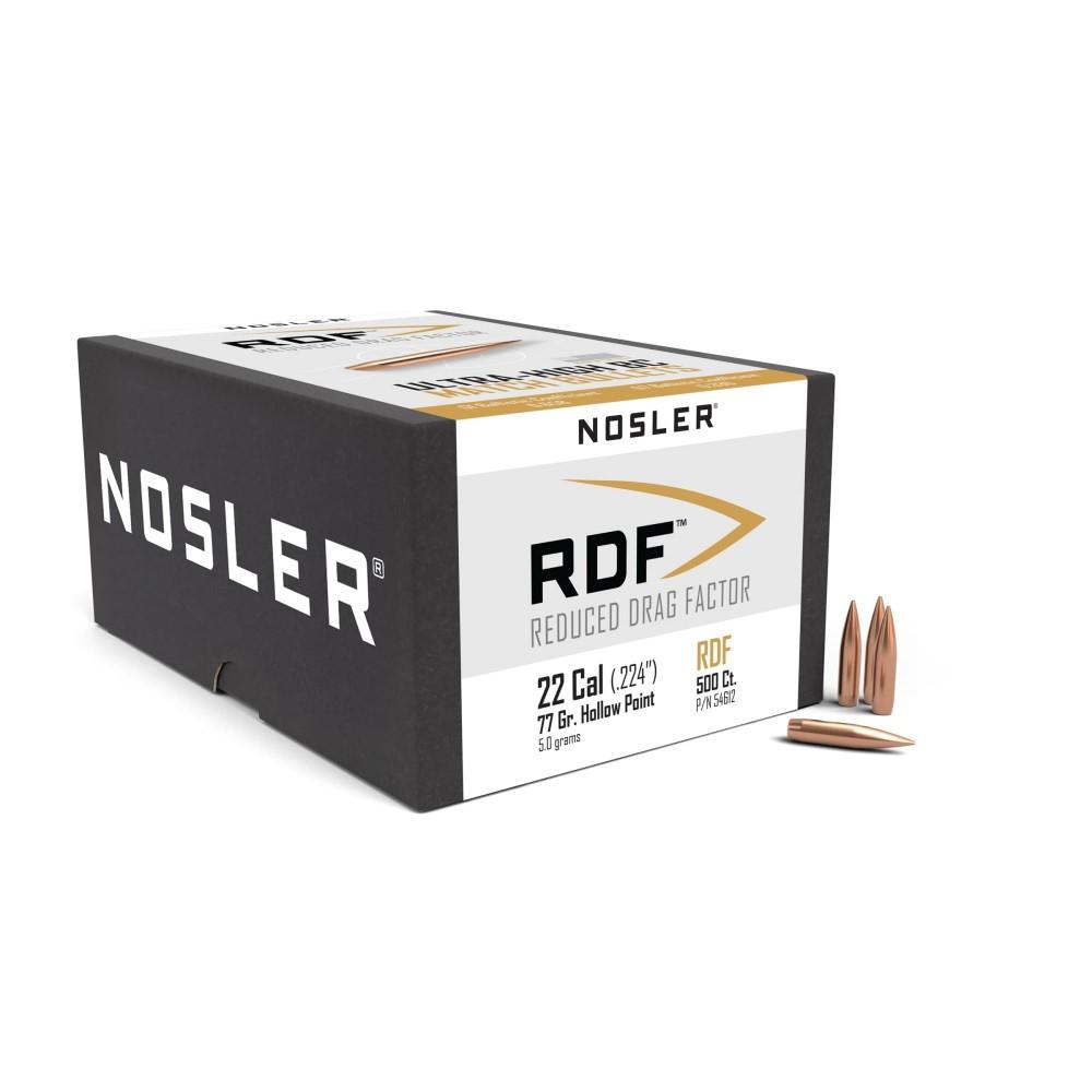 Nosler RDF Rifle Bullets .22 cal .308 85 gr HPBT 500/ct