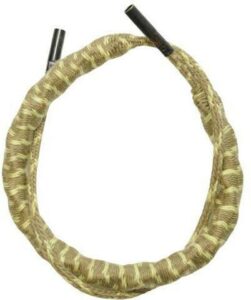 Beige woven cable with black connectors