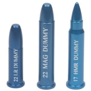 Blue dummy ammunition: .22, .22 Mag, .17 HMR.