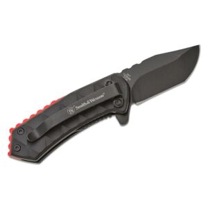 S&W KNIFE 24/7 SPRING ASSIST - 1.9" BLACK/BLACK LINER LOCK