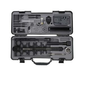 Gun maintenance tool kit in hard case