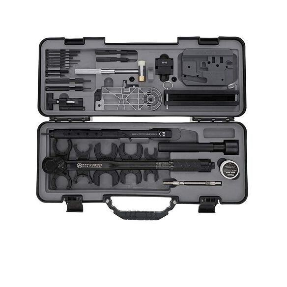 Gun maintenance tool kit in hard case