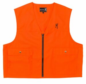 BROWNING SAFETY VEST BUCK - MARK LOGO BLAZE ORANGE MED