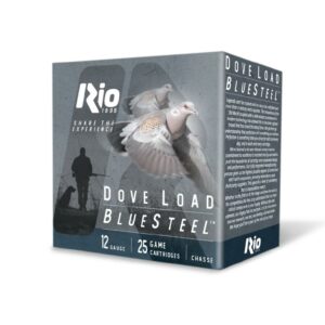 Rio Bluesteel Dove Load Shotshells 12 ga 2.75" 1oz #7 1350 fps 25/ct
