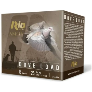 Rio Dove Load Shotshells 12 ga 2.75" 1-1/8oz #8 1200 fps 25/ct