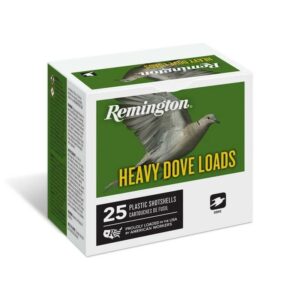 Remington Heavy Dove Load Shotshells 12ga 2-3/4 in 3-1/4 dr 1-1/8 oz #7.5 1255 fps 25/ct