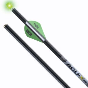TenPoint ACU-X Lighted Carbon Arrows for Rail-less Forward Draw Crossbows 20" .001" 3/ct