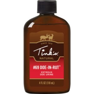 TINKS DEER LURE #69 DOE-IN-RUT - 4FL OZ SQUIRT TOP BOTTLE