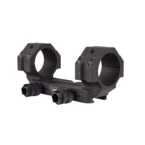 Black scope mount for rifles.