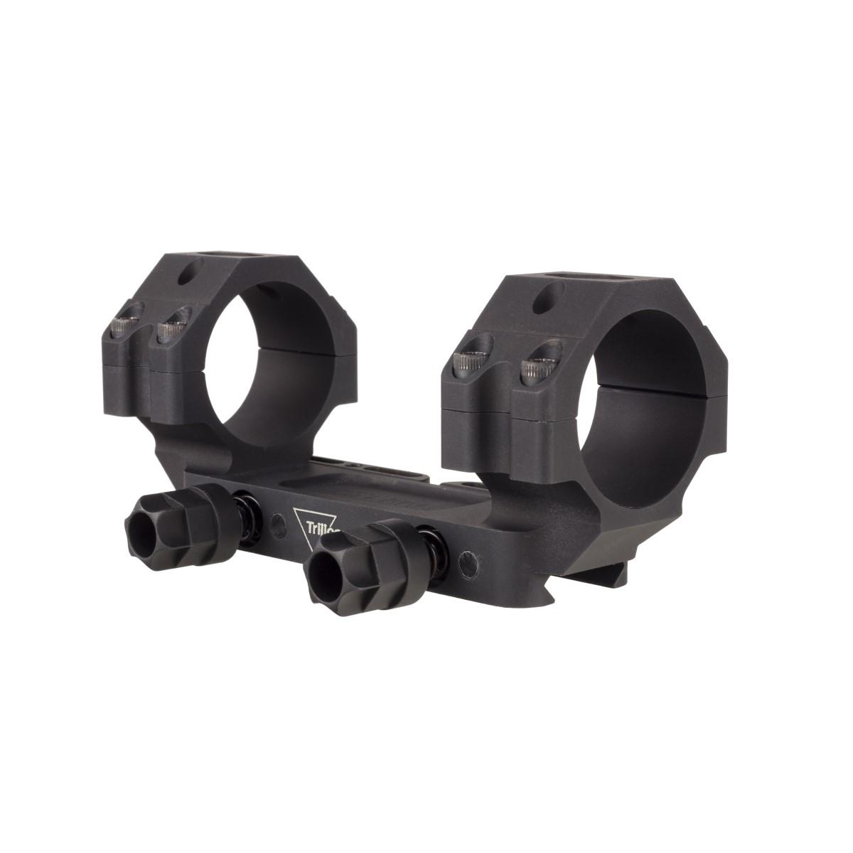 Black scope mount for rifles.
