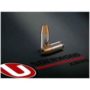 Underwood Ammo bullets on branded background