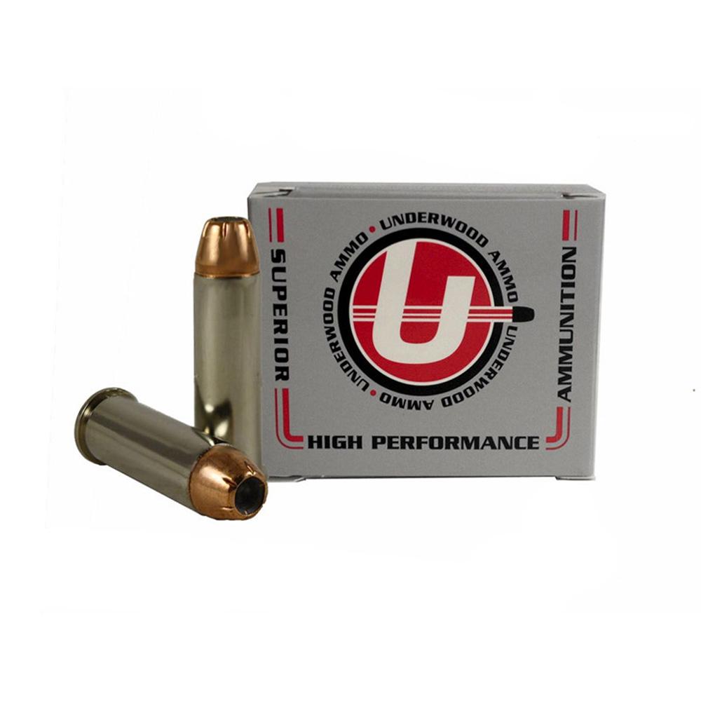Underwood Ammo high performance ammunition and box.