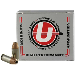 Underwood Ammo Extreme Terminal Performance Hunting and Self Defense Ammunition .380 ACP(+P) 90gr JHP 20/ct