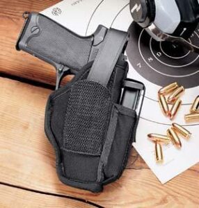 Uncle Mike's Ambidextrous Hip Holsters 3-4" Brl Med & Lg Dbl action Rev.