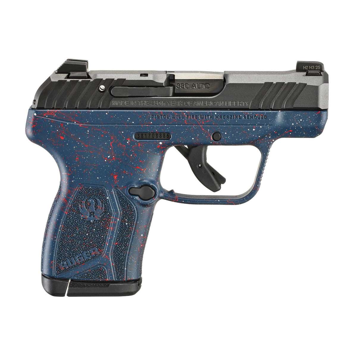 RUGER LCP MAX 380ACP FRONT - NIGHT SIGHT 250TH ANV