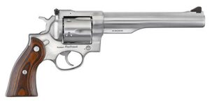 Stainless steel Ruger Redhawk .44 Magnum revolver