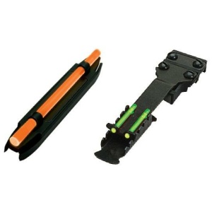 Archery sight with fiber optic pins