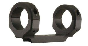 Black metal scope mount with dual rings