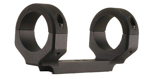 Black metal scope mount with dual rings