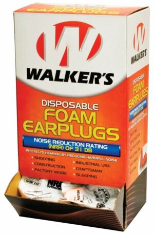 WALKER'S FOAM EAR PLUGS 200PK BOX