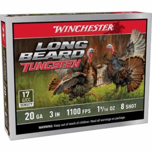 WINCHESTER LONG BEARD TS17 - 20GA 3" 1-9/16OZ #8 5RD 10BX/C