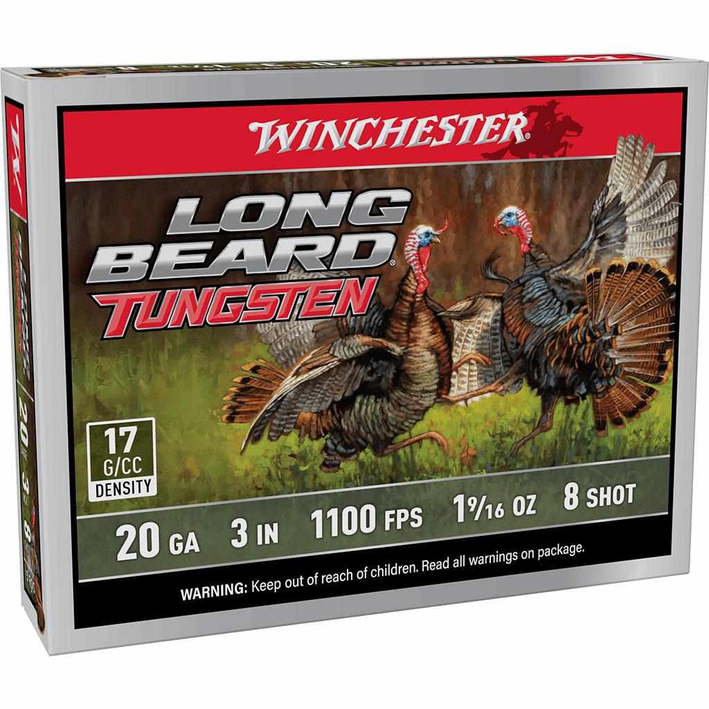 WINCHESTER LONG BEARD TS17 - 20GA 3" 1-9/16OZ #8 5RD 10BX/C
