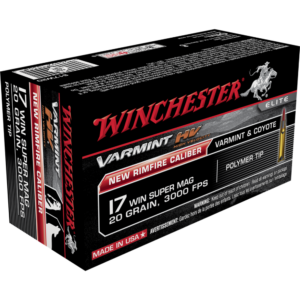 WINCHESTER VARMINT HV 17 WSM - 20GR V-MAX 50RD 10BX/CS