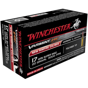 WINCHESTER VARMINT HV 17 WSM - 20GR V-MAX 50RD 10BX/CS