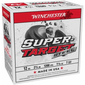 Winchester Super-Target 12 ga 2 3/4" 1-1/8 oz #7 1200 fps 25/ct