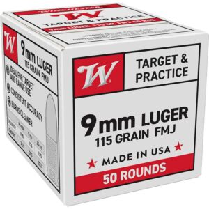 WIN USA 9MM LUGER 115GR FMJ 50/1000