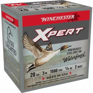 Winchester Xpert 20-gauge waterfowl ammunition box