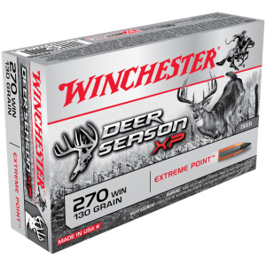 Winchester Deer Season XP .270 Win ammo box