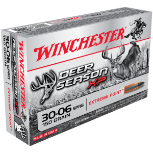 Winchester Deer Season XP 30-06 ammunition box